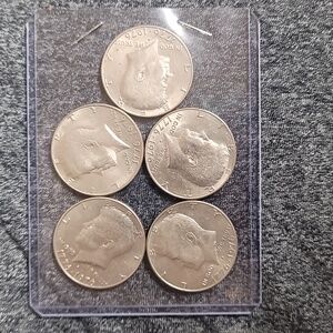 1776-1976 Bicentennial half dollar set of 5